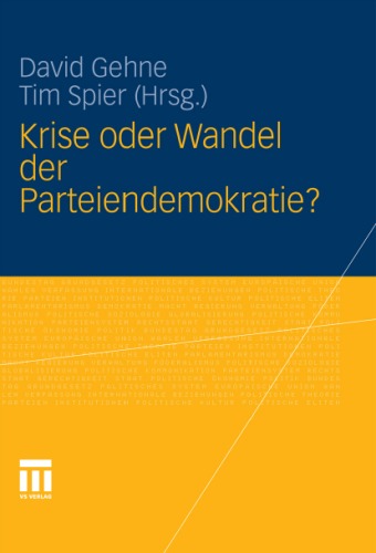 Обложка книги Krise oder Wandel der Parteiendemokratie?