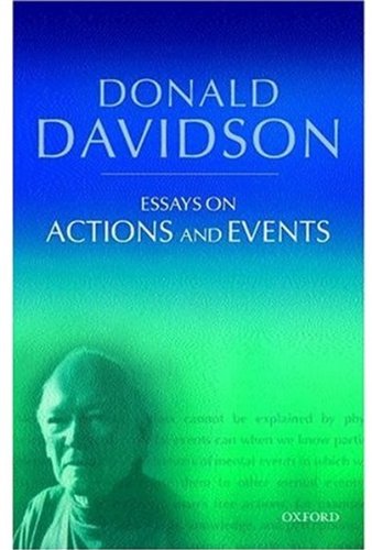 Обложка книги Essays on Actions and Events