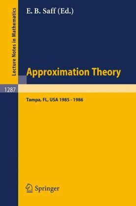 Обложка книги Approximation theory, Tampa