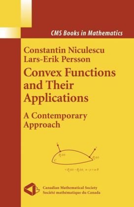 Обложка книги Convex functions and their applications: A contemporary approach