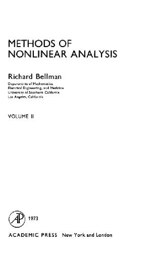 Обложка книги Methods of nonlinear analysis