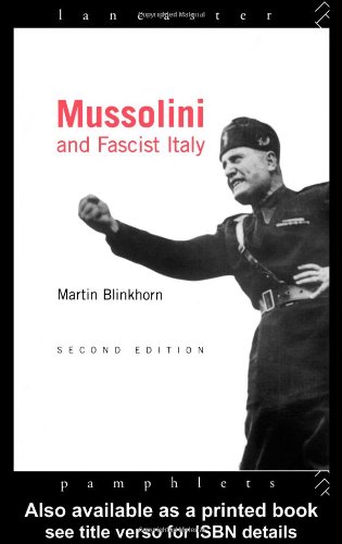 Обложка книги Mussolini and Fascist Italy (Lancaster Pamphlets)