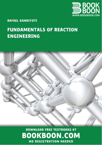 Обложка книги Fundamentals of Reaction Engineering
