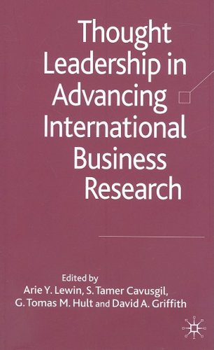 Обложка книги Thought Leadership in Advancing International Business Research