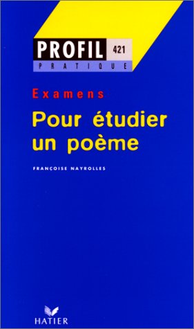 Обложка книги Pour etudier un poeme
