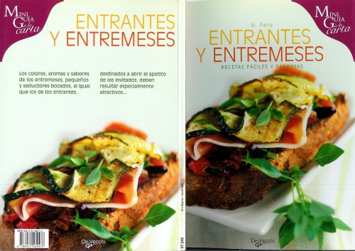 Обложка книги Entrantes y Entremeses, Mini Guia a la Carta  Spanish
