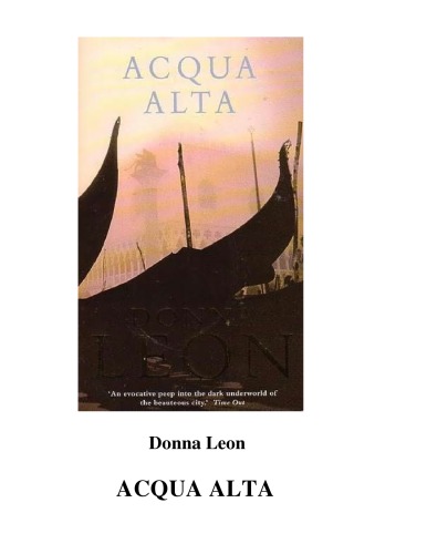 Обложка книги Acqua Alta