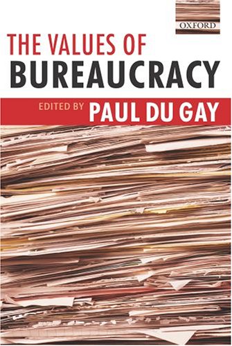 Обложка книги The Values of Bureaucracy