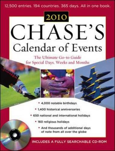 Обложка книги Chase's Calendar of Events 2010: The Ultimate Go-to Guide for Special Days, Weeks and Months, 53rd Edition