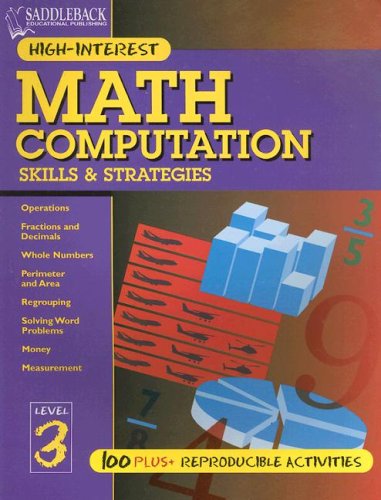 Обложка книги Math Computation Skills &amp; Strategies Level 3 (Math Computation Skills &amp; Strategies)