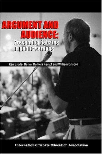 Обложка книги Argument and Audience: Presenting Debates in Public Settings