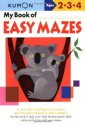 Обложка книги My Book of Easy Mazes (Kumon Workbooks)