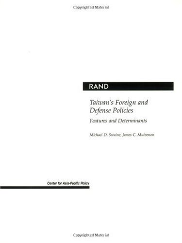 Обложка книги Taiwan: Foreign and Defense Policymaking (2001)