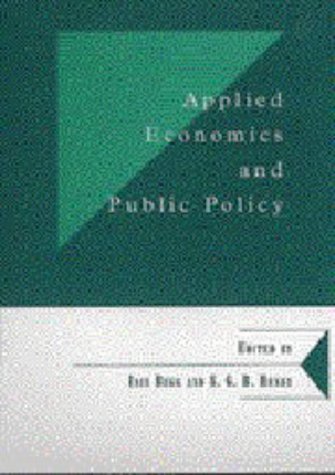 Обложка книги Applied Economics and Public Policy (Department of Applied Economics Occasional Papers)
