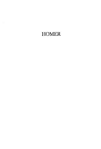 Обложка книги Homer: A Collection of Critical Essays
