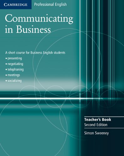 Обложка книги Communicating in Business Teacher's Book, 2nd Edition