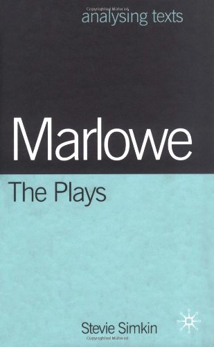 Обложка книги Marlowe:  the Plays (Analysing Texts)
