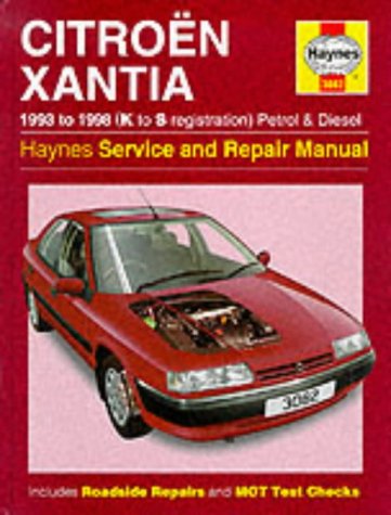 Обложка книги Citroen Xantia (1993-98, K-S Registration) Service and Repair Manual (Haynes Manuals)