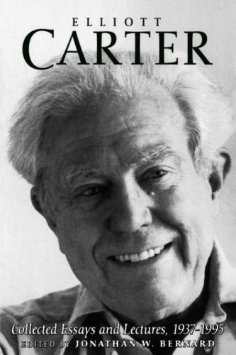 Обложка книги Elliott Carter: Collected Essays and Lectures, 1937-1995