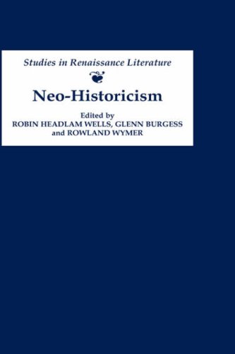 Обложка книги Neo-Historicism: Studies in Renaissance Literature, History and Politics