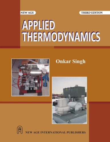 Обложка книги Applied Thermodynamics, 3rd Edition