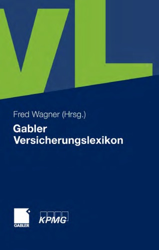 Обложка книги Gabler Versicherungslexikon: Das große Lexikon der Versicherungsbranche