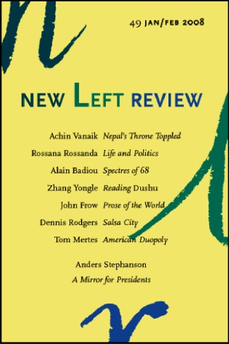 Обложка книги New Left Review 49