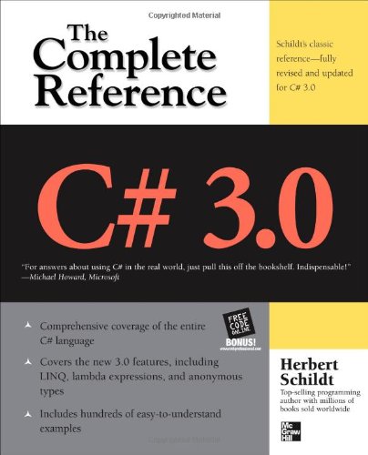 Обложка книги C# 3.0: The Complete Reference (3rd Edition)
