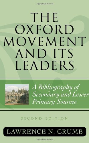 Обложка книги The Oxford Movement and Its Leaders: A Bibliography of Secondary and Lesser Primary Sources (Atla Bibliography Series)