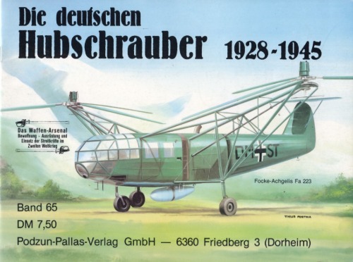 Обложка книги Die deutschen Hubschrauber 1928-1945 (Waffenarsenal Band 65)