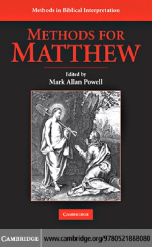 Обложка книги Methods for Matthew (Methods in Biblical Interpretation)