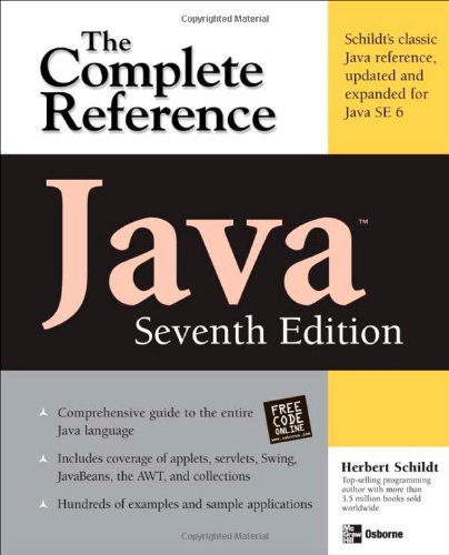 Обложка книги Java The Complete Reference, Seventh Edition (Osborne Complete Reference Series)