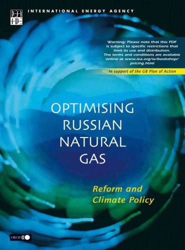 Обложка книги Optimizing Russian Natural Gas: Reform And Climate Policy