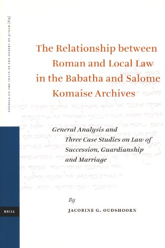 Обложка книги The Relationship between Roman and Local Law in the Babatha and Salome Komaise Archives: General Analysis and Three Case Studies on Law of Succession, Guardianship and Marriage  (Studies on the Texts of the Desert of Judah)