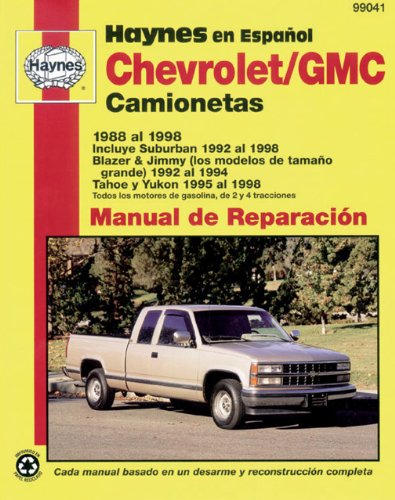 Обложка книги CHEVROLET PICK-UP, 1988-1998 (SPANISH) (Haynes En Espanol)