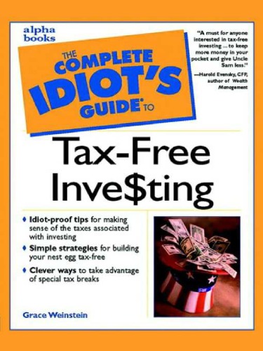 Обложка книги Complete Idiot's Guide to Tax-Free Investing