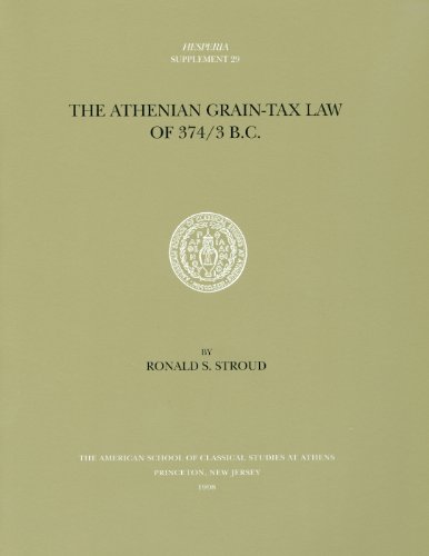 Обложка книги The Athenian Grain-Tax Law of 374 3 B.C. (Hesperia Supplement vol 29)