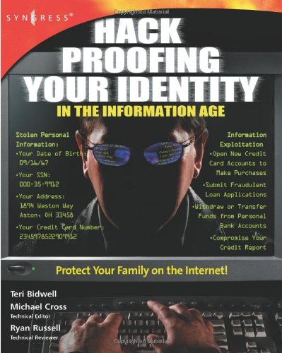 Обложка книги Hack Proofing Your Identity