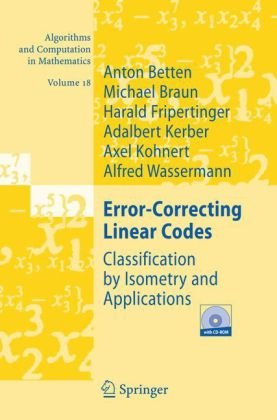 Обложка книги Error-Correcting Linear Codes