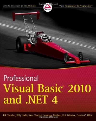 Обложка книги Professional Visual Basic 2010 and .NET 4 (Wrox Programmer to Programmer)