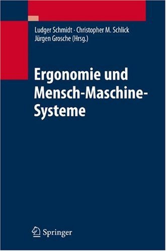 Обложка книги Ergonomie und Mensch-Maschine-Systeme