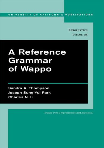 Обложка книги A Reference Grammar of Wappo (University of California Publications in Linguistics)