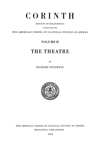 Обложка книги The Theatre (Corinth vol.2)