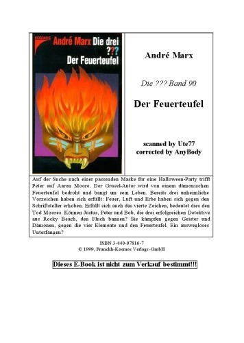 Обложка книги Die drei ???. Bd. 113. Der Feuerteufel