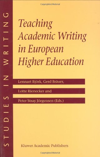Обложка книги Teaching Academic Writing in European Higher Education (Studies in Writing)