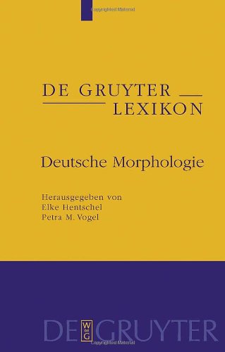 Обложка книги Deutsche Morphologie (de Gruyter Lexikon)