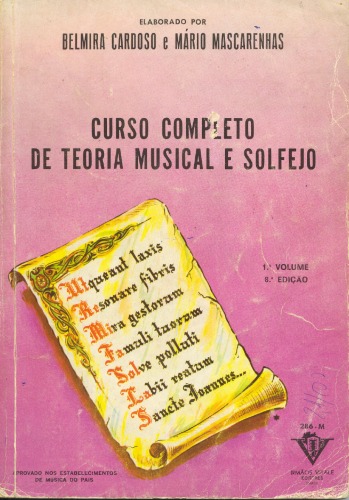 Обложка книги Curso Completo de Teoria Musical e Solfejo - Vol. 1