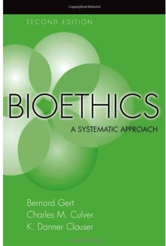 Обложка книги Bioethics: A Systematic Approach