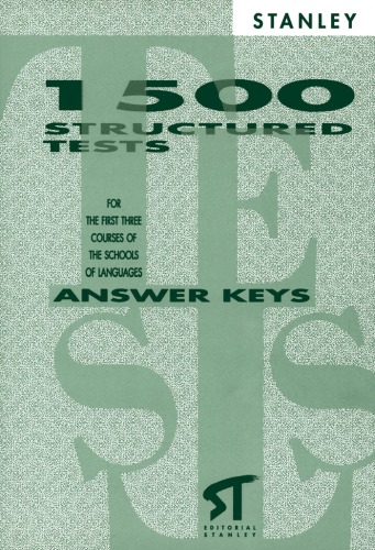 Обложка книги 1500 structured tests: key book