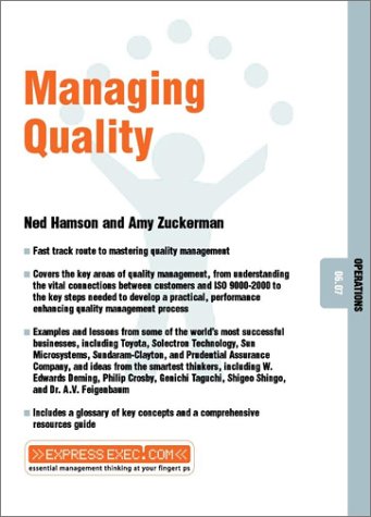Обложка книги Managing Quality (Express Exec)